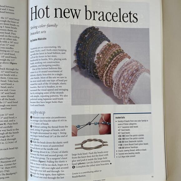 Vintage Bead & Button Magazine Issue 35 February 2000 - Picture 6 of 6